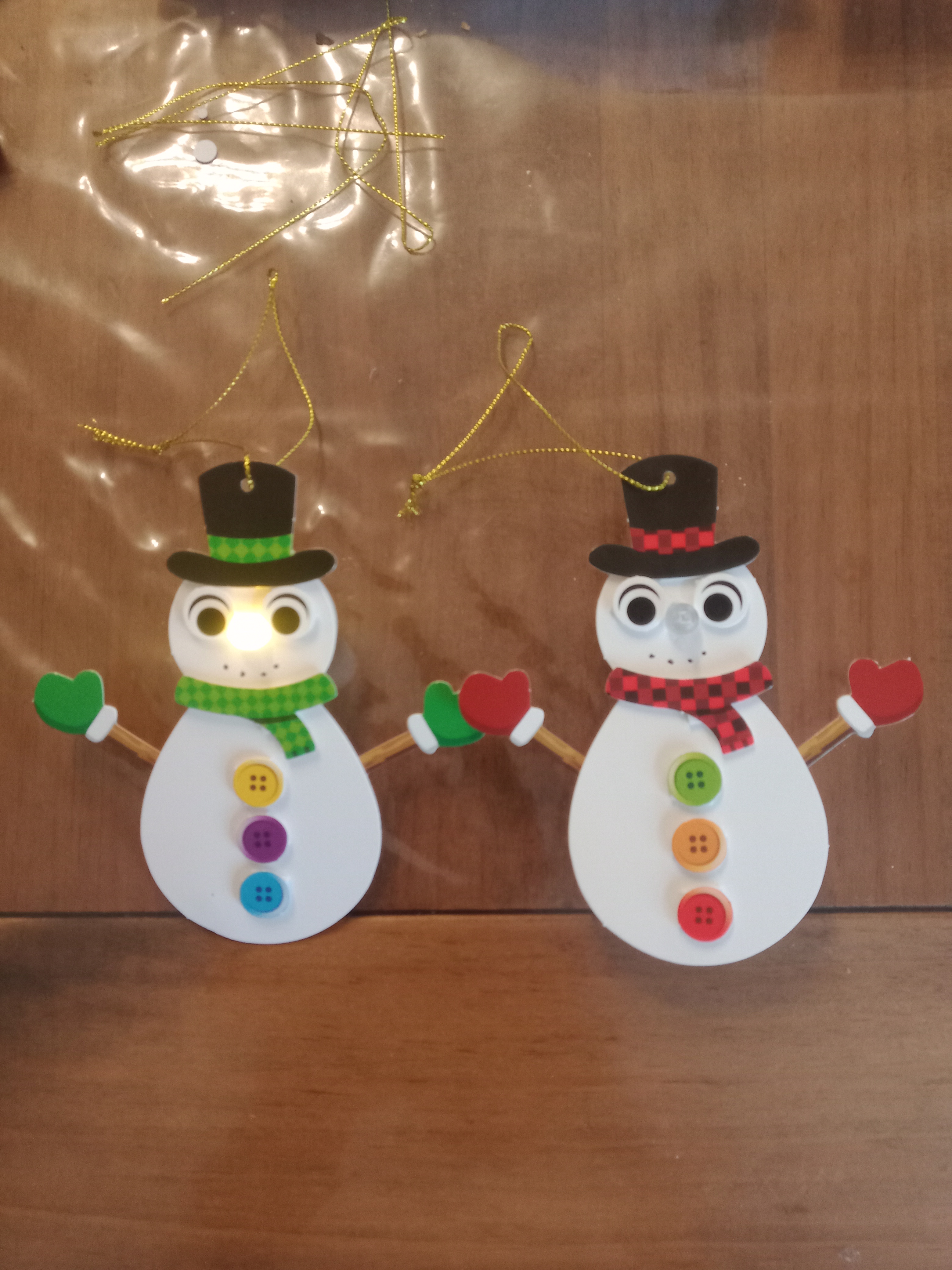 Snowman - Papier de soie bonhomme de neige