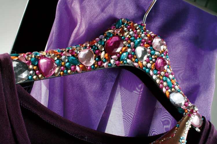 Cintre déco strass