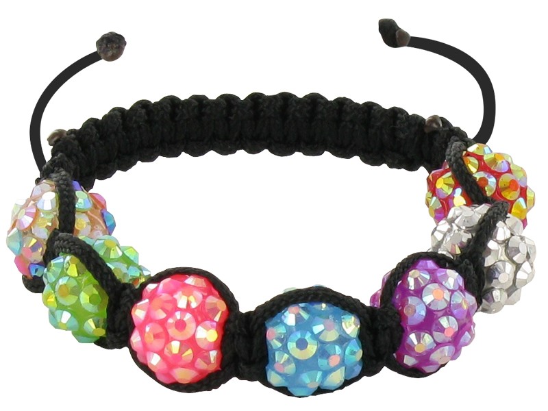 Bracelet Shamballa perles disco