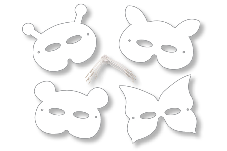 masques animaux a decorer ic