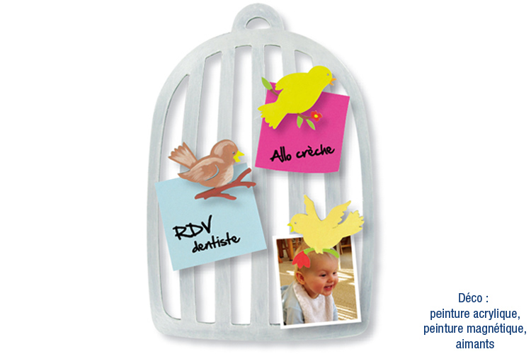 Cages à oiseaux mémo - pense-bête