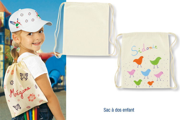 Sac à dos enfant en coton