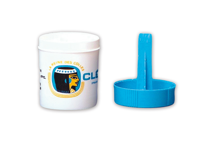 Pot de 50 gr de colle blanche en pâte Cléopâtre, avec spatule - Colles ...