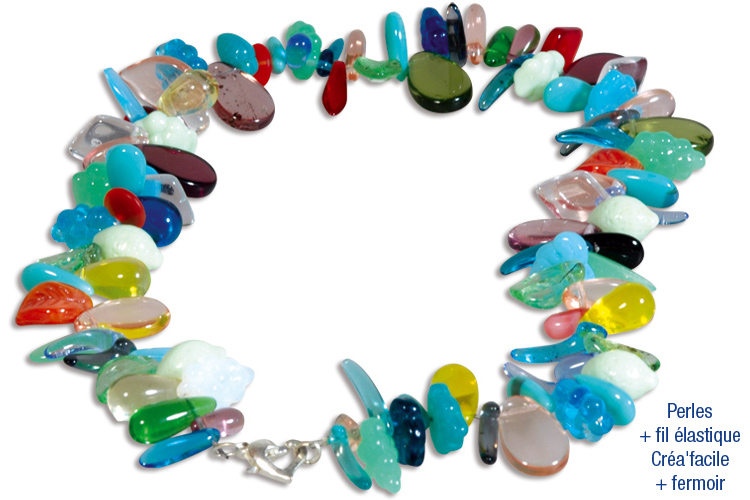 PERLES ARTISANALES DECOREES MAIN PATE DE VERRE OPAQUE BASE BANC 15 PERLES