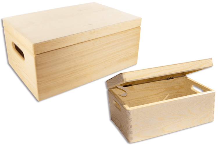 Boîte de rangement en bois - Boîtes et coffrets - 10 Doigts