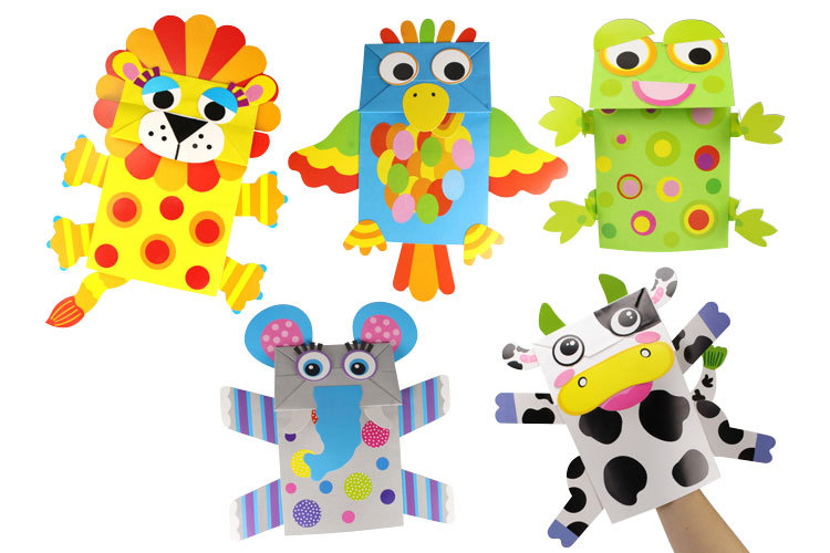 Marionnettes à doigts monstres - Set de 10, marionnettes pour enfants,  parfait pour les sacs de faveur de fête et les faveurs des enfants