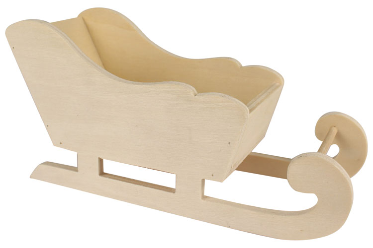 Kits De Traîneau En Bois à Décorer - Lot De 5, Loisirs Créatifs Noël Pour Enfants, à Assembler Et Remplir