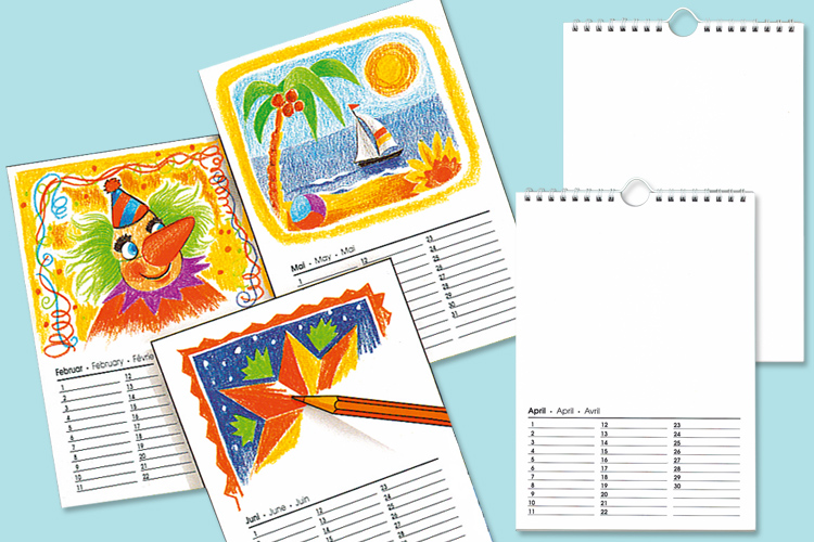 Set de 10 calendriers à décorer - 10 Doigts Set de 10 calendriers à décorer - 10 Doigts