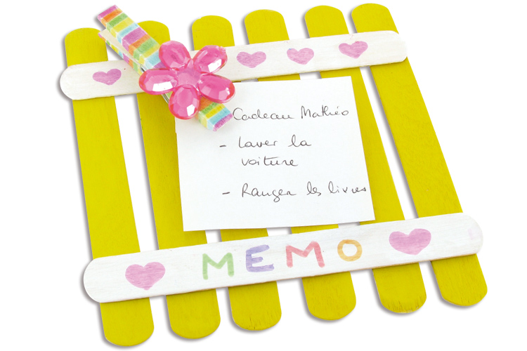 PenseBête à fabriquer Kit pour 12 réalisations Mémo et 10