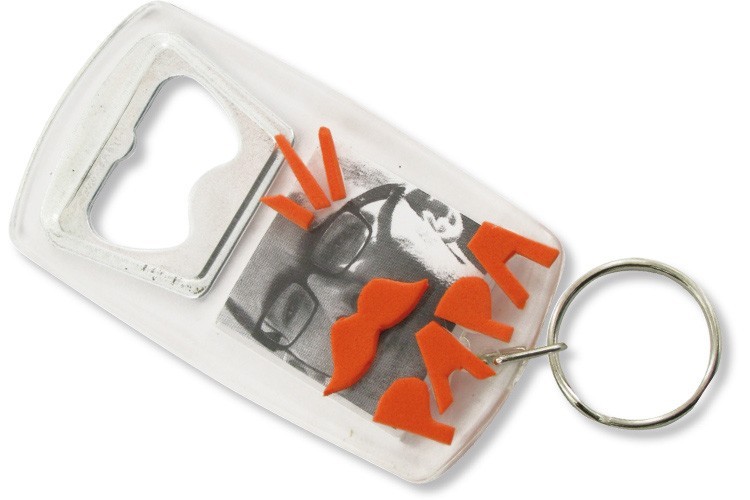 Porte-clés décapsuleur - Lot de 5 - Plastique Transparent - 10 Doigts