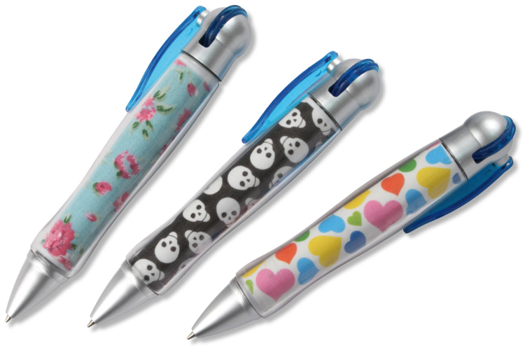 Stylo À Bille Avec Lumières Led En Forme De Père Noël, Crayon À