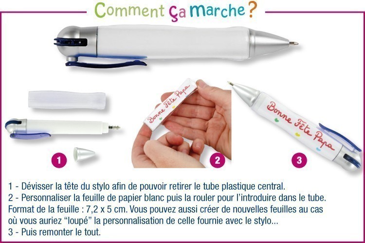 Stylo bille à personnaliser - Kits idées cadeaux - 10 Doigts