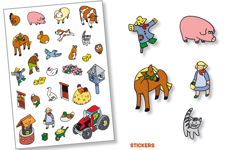 Loisir Créatif Enfants Scènes de Vie avec Stickers Repositionnables La Plage 