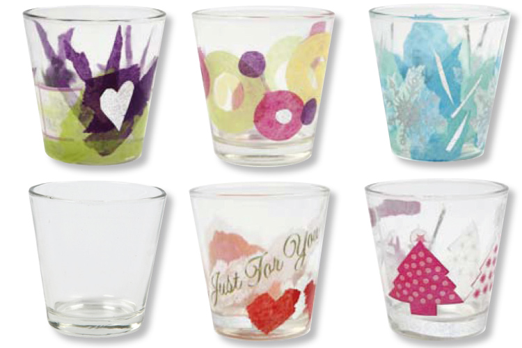 Lot De 12 Photophores En Verre Argenté Tacheté - Décoration Élégante Pour Anniversaire, Noël Et Fêtes