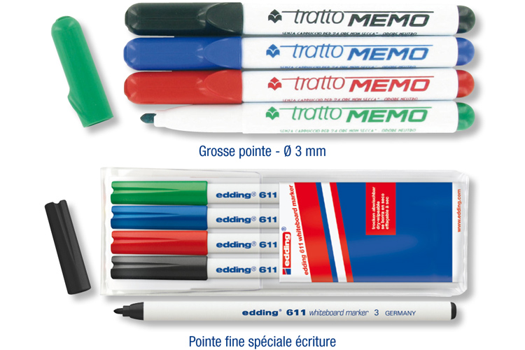 Marqueurs Effaçables à Chaud TIESOME - 4 Stylos + 20 Recharges Pour Couture Et Quilting - Noir, Blanc, Rouge, Bleu