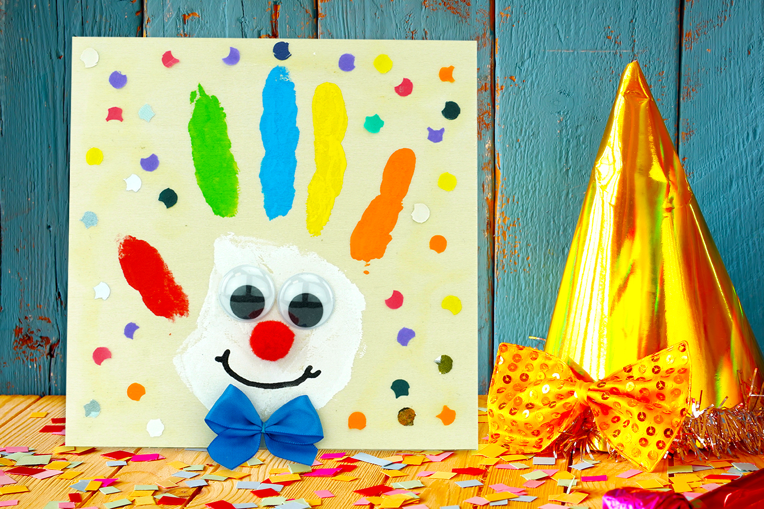 Peinture avec les doigts en maternelle