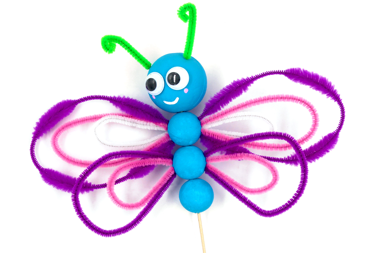 Tuto : Papillon en fils chenille / Cure-Pire - Cleaner Pipe Butterfly 