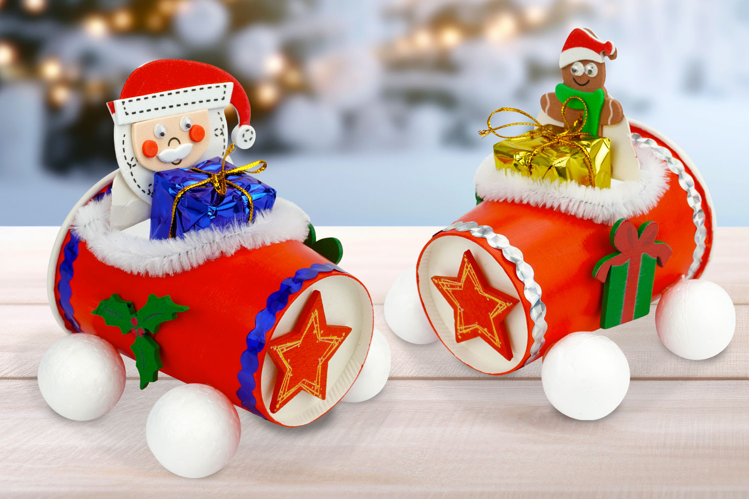 Mini cadeaux décoratifs - 12 pièces - Petites décorations de Noël - 10  Doigts