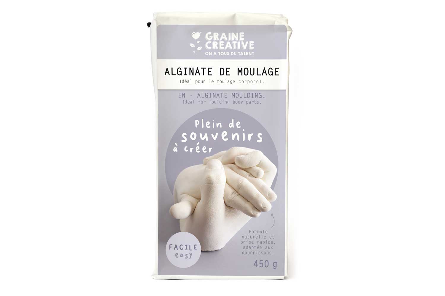 Alginate de moulage - 1,5 kg - Empreintes - 10 Doigts