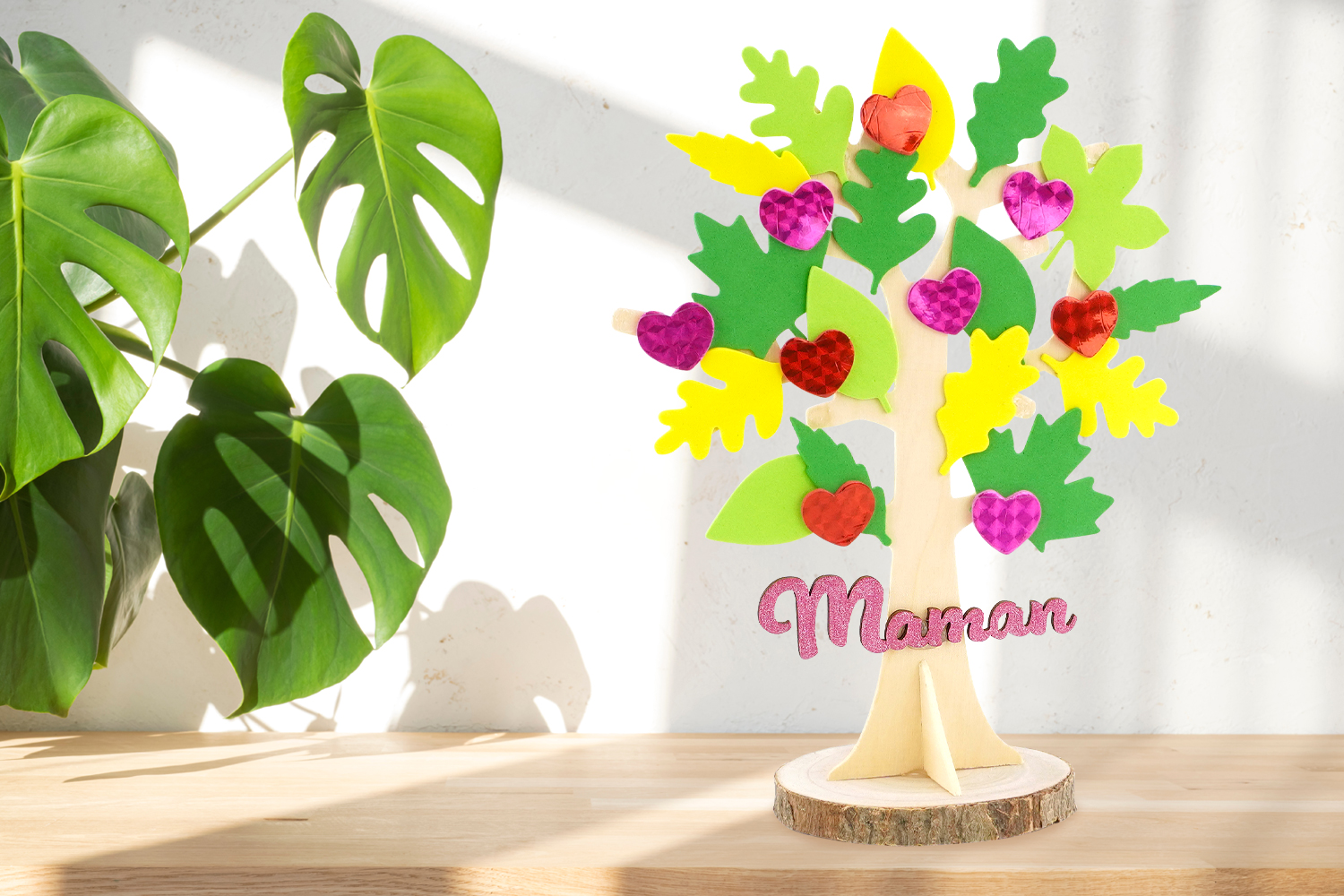 Arbre à cœurs pour la fête des mères