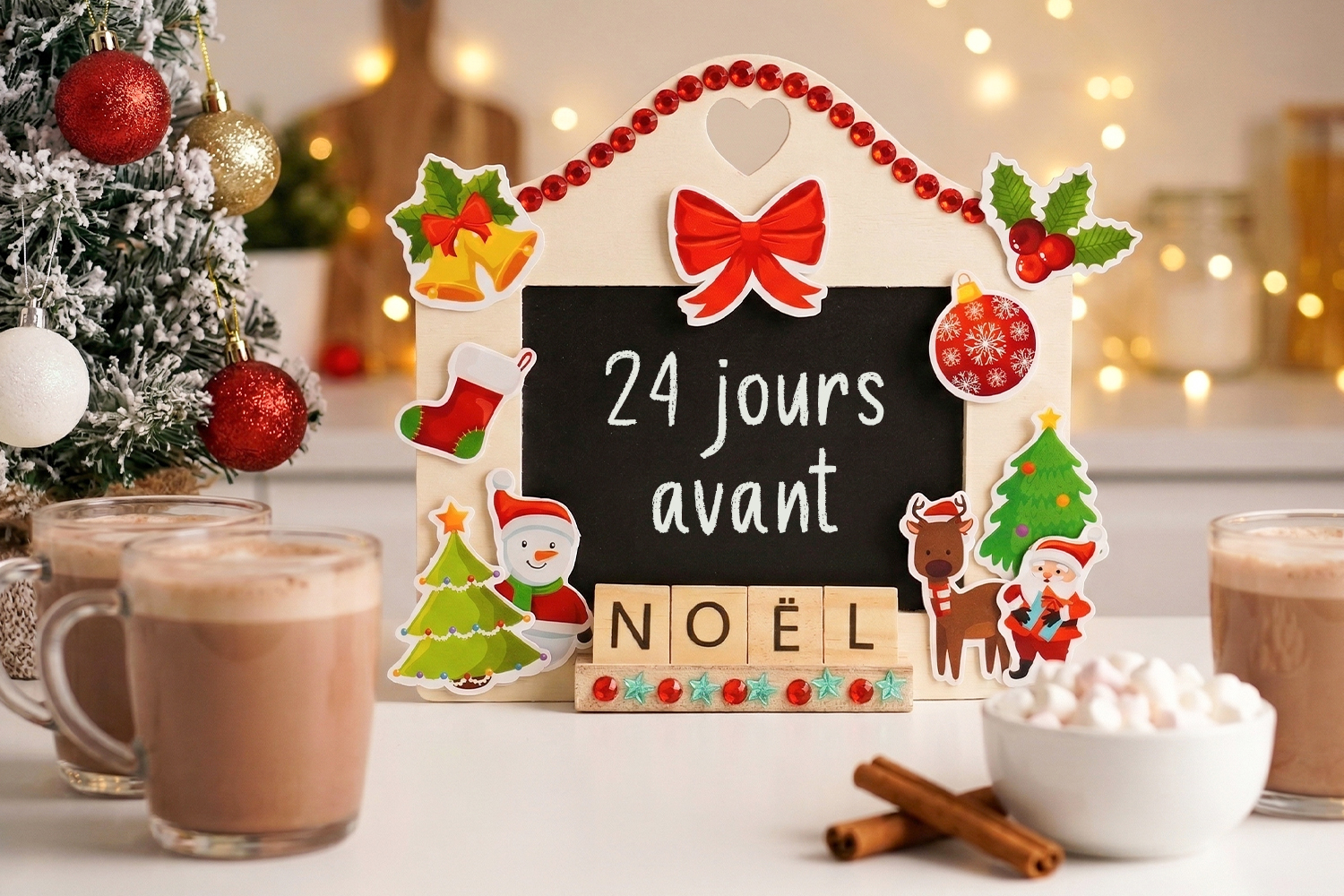 Ardoise déco de Noël