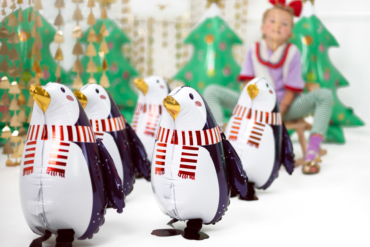Lot De 3 Décorations De Noël Aluminium à Suspendre - Boule, Flocon, étoile - 40cm, Multicolore