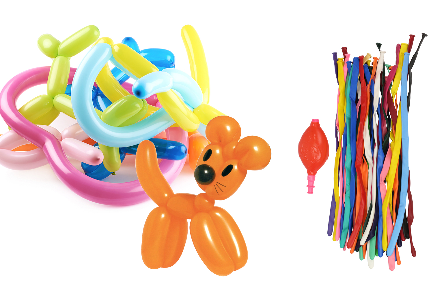 Tour de ballons d'animaux sauvages avec chiffre or 1-9 ballon pour