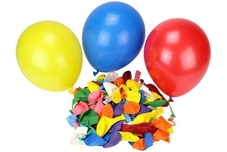 10 Ballons de Baudruche multicolore 7 ans - Jour de Fête