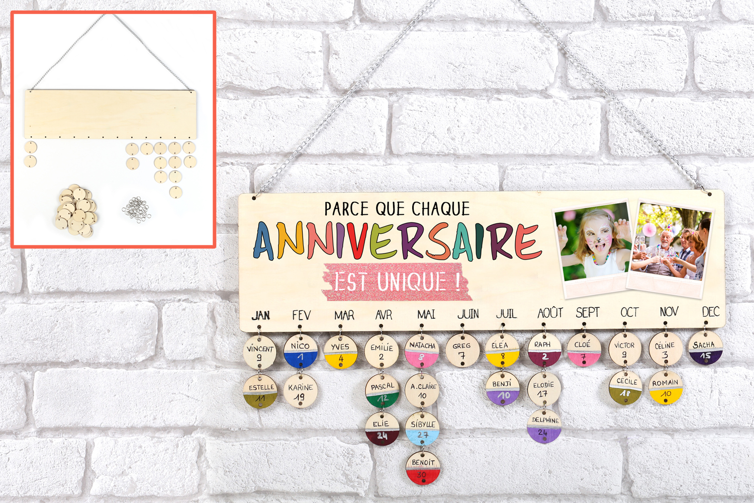 Calendrier Anniversaires A Personnaliser Anniversaires 10 Doigts Calendrier Anniversaires A Personnaliser Anniversaires 10 Doigts