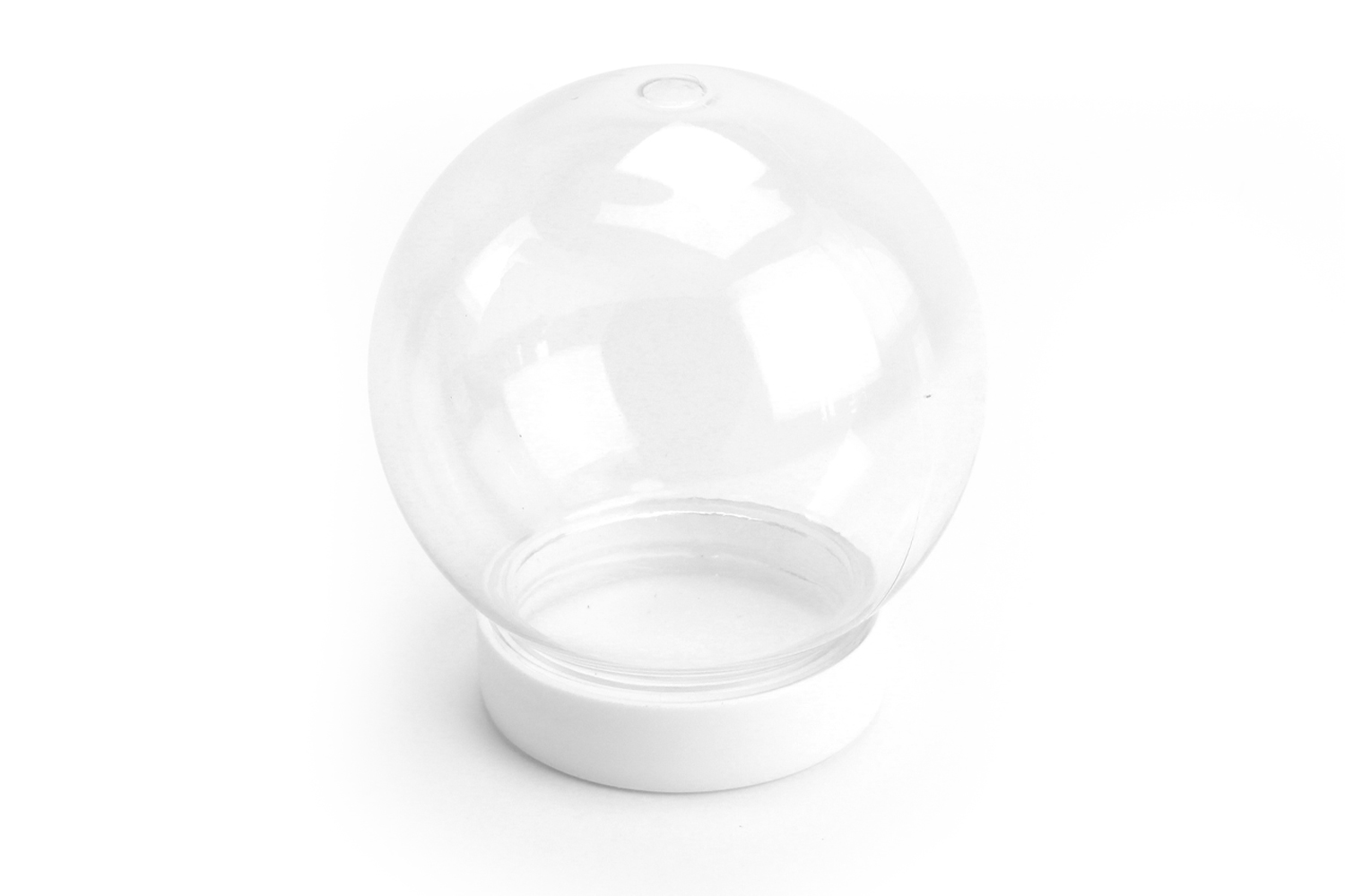 Globe en plastique transparent - Boule à neige, Cloche - 10 Doigts