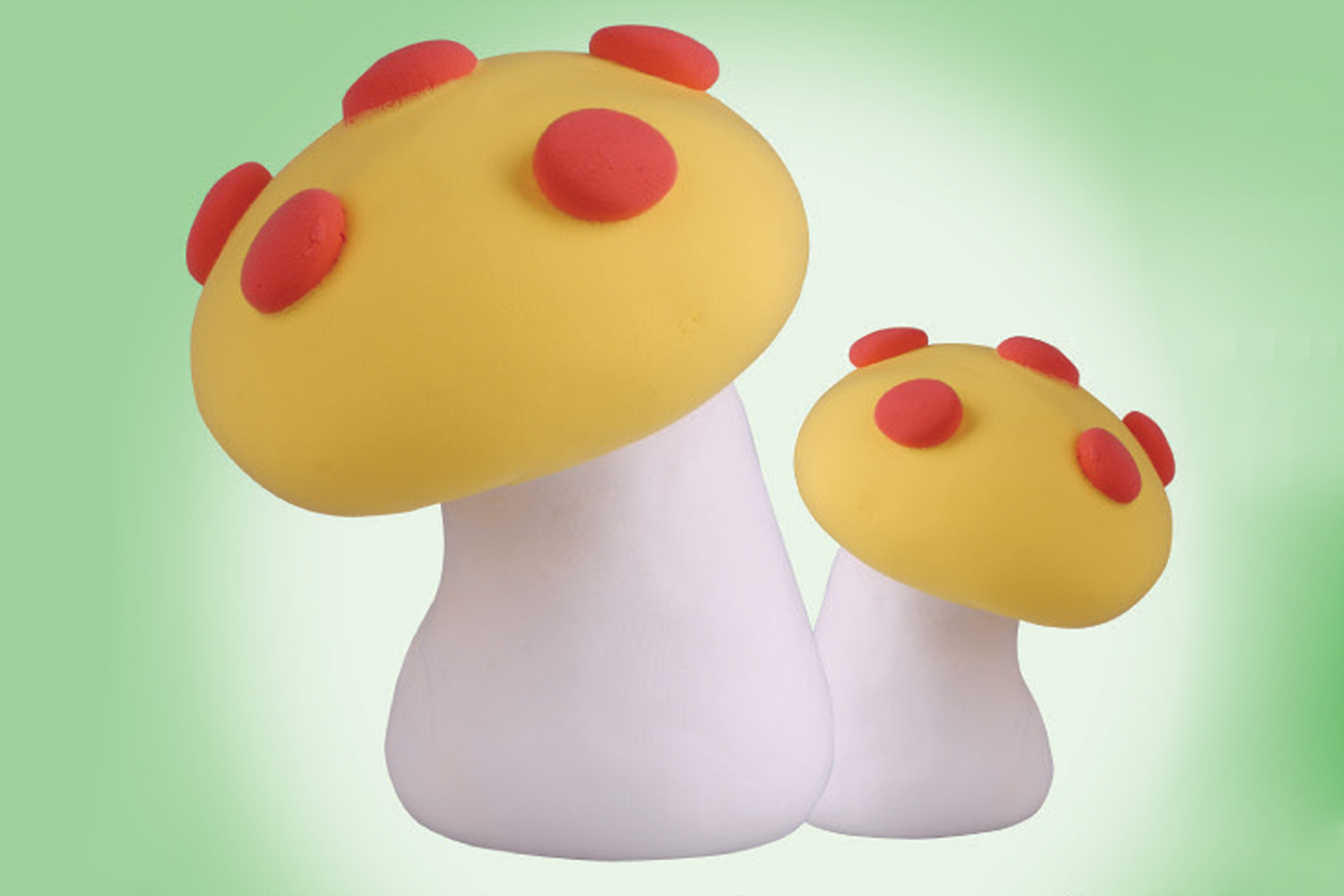 Champignons en pâte à modeler - Tutos Modelage - 10 Doigts