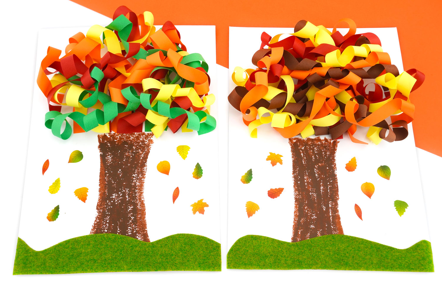 Couronne d'automne en papier (bricolage d'automne)  Bricolage automne,  Activité manuelle thème automne, Bricolage d'automne facile