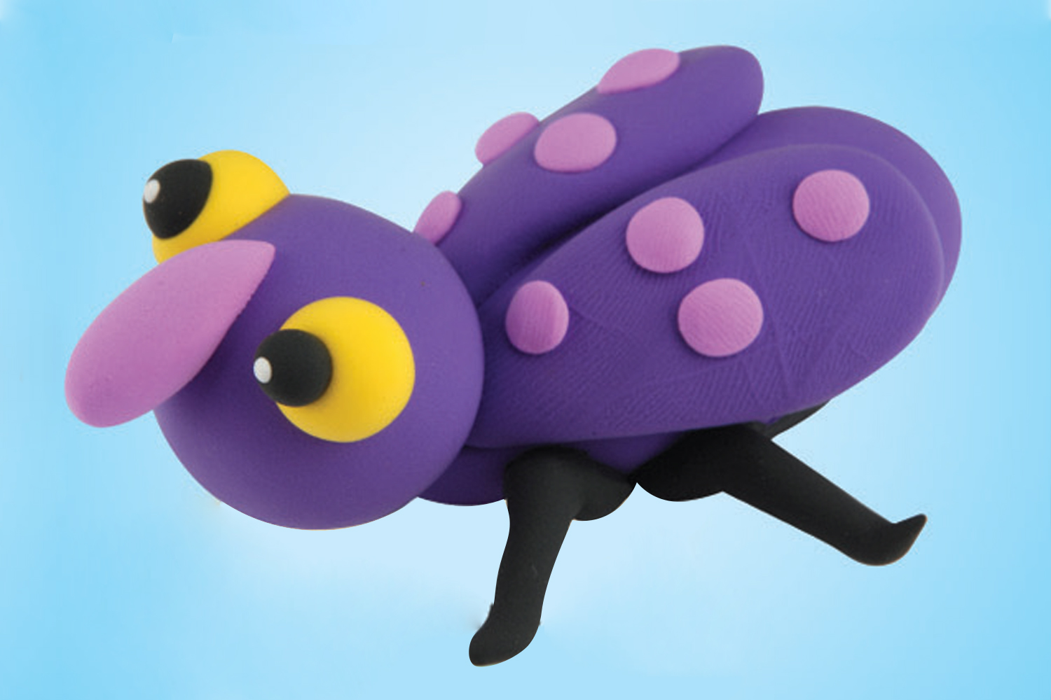 Scarabée en pâte à modeler