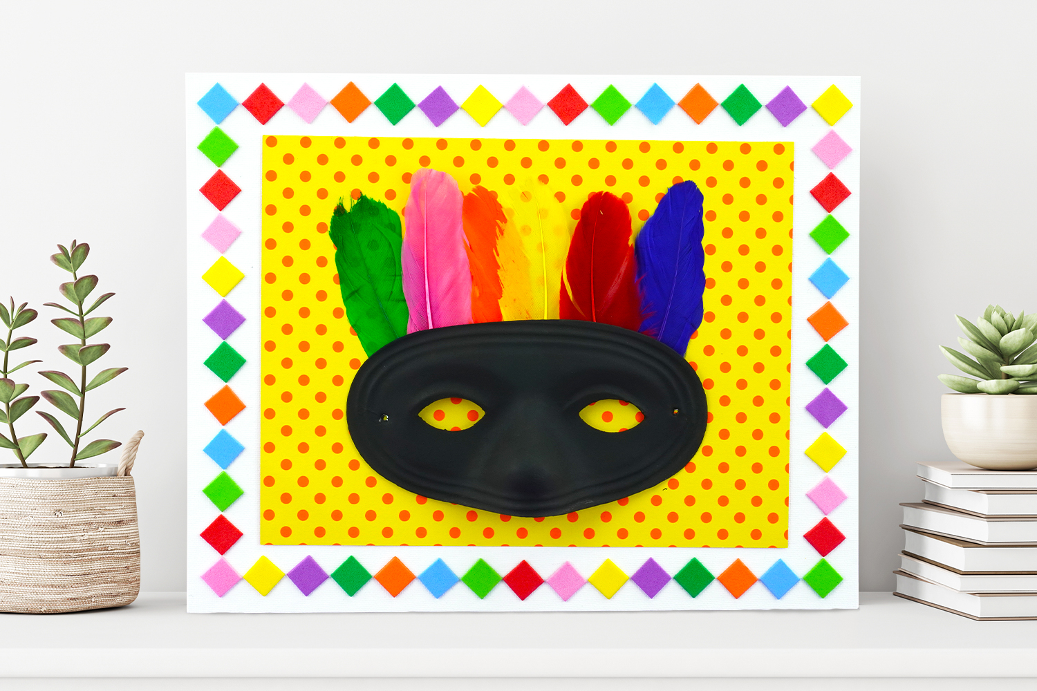 Tableau masque Carnaval