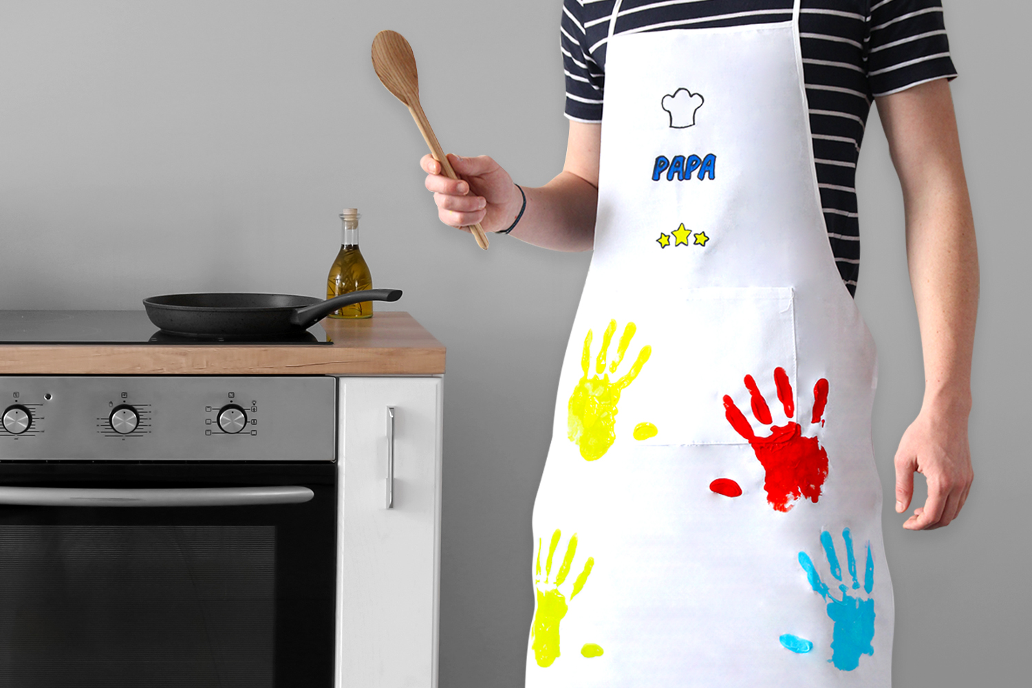 Tablier de cuisine personnalisable pour enfant animaux de la