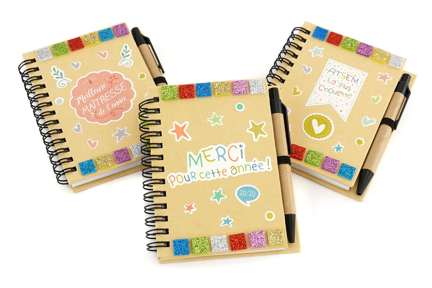 Carnet de notes pour la fin d'année scolaire