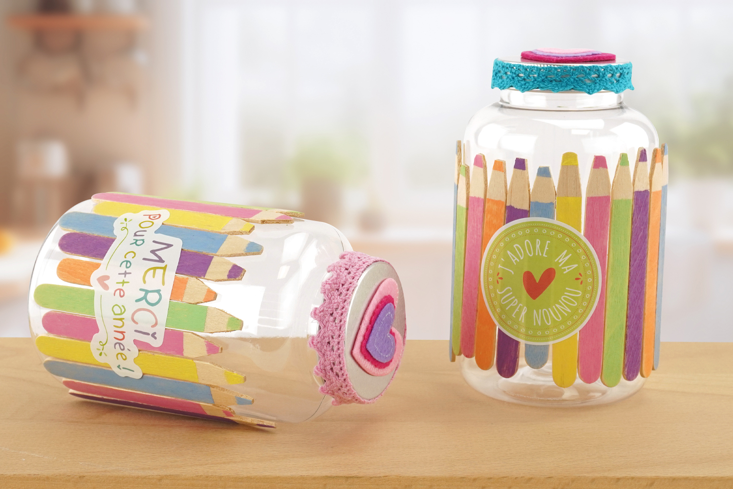 Cadeau de fin d'année : bocal à friandises