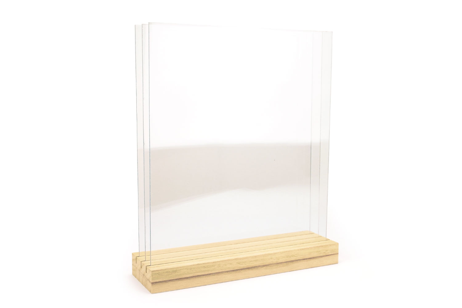 Grand cadre empreintes plaques plexiglas - 23 cm - Cadres photos en bois -  10 Doigts