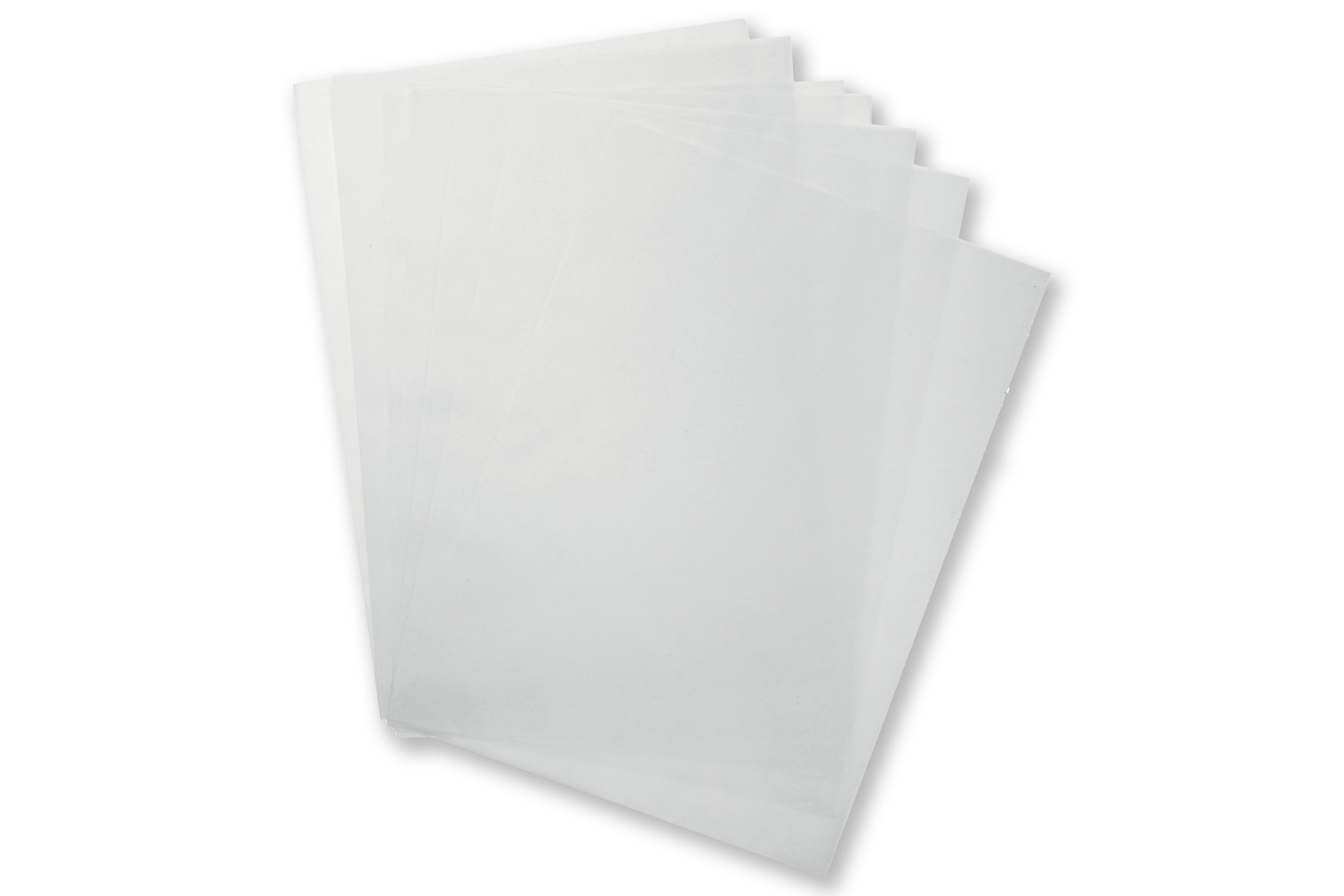 blanc feuille de a4 papier avec une ombre sur une transparent