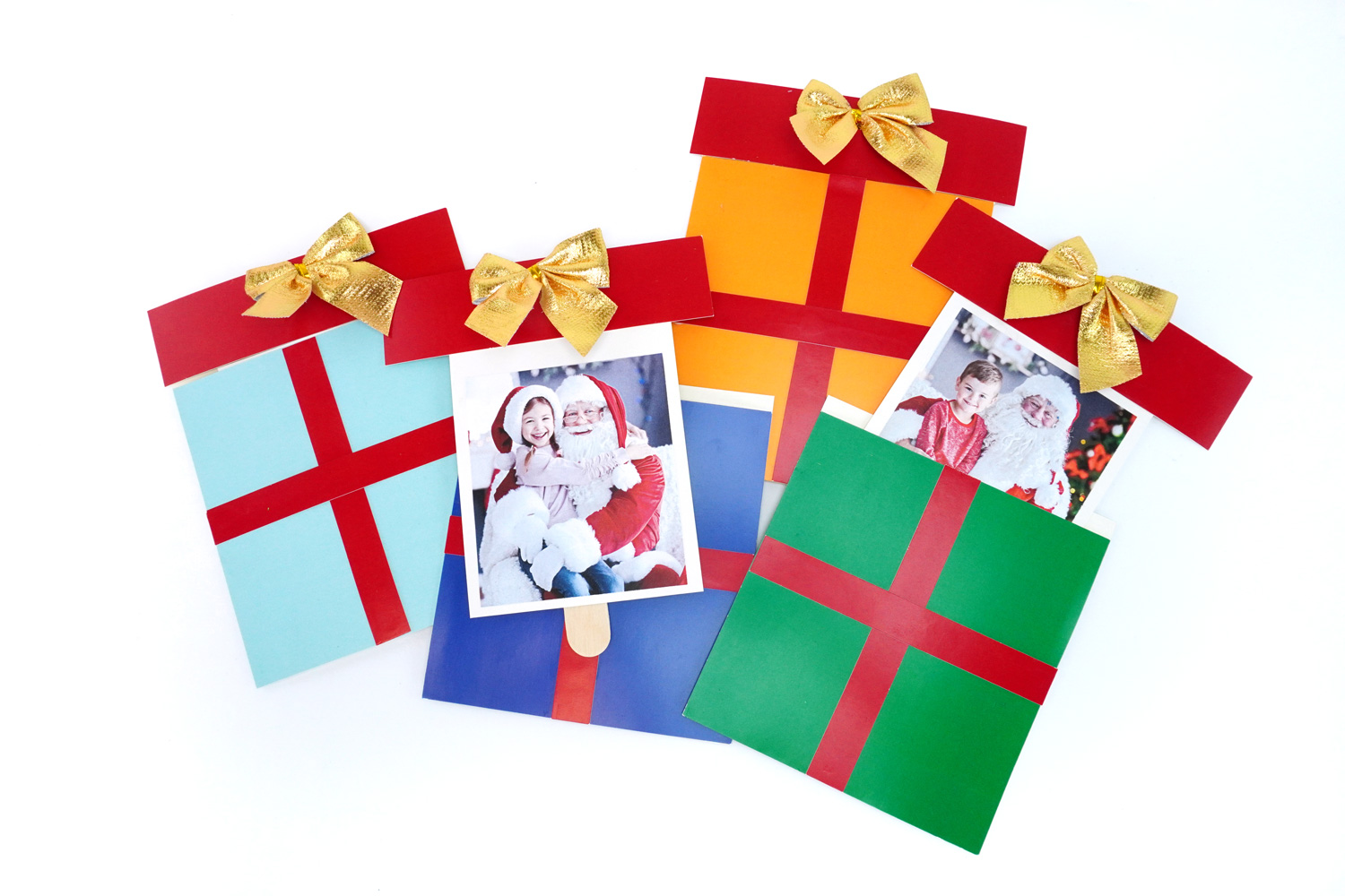 Cartes de voeux cadeaux - 6 cartes - Cartes et Papiers de Noël