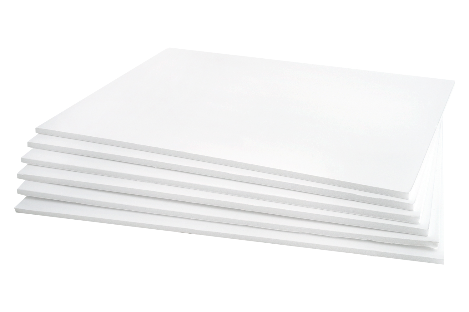 Carton mousse blanc 5 mm grand format 100x140 cm