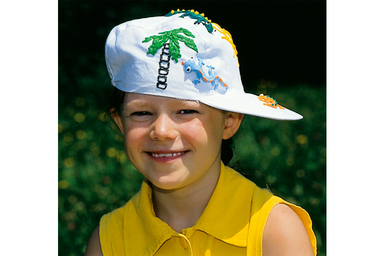 Casquette en coton blanc