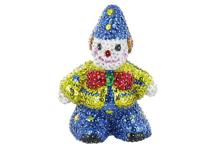 Clown à paillettes