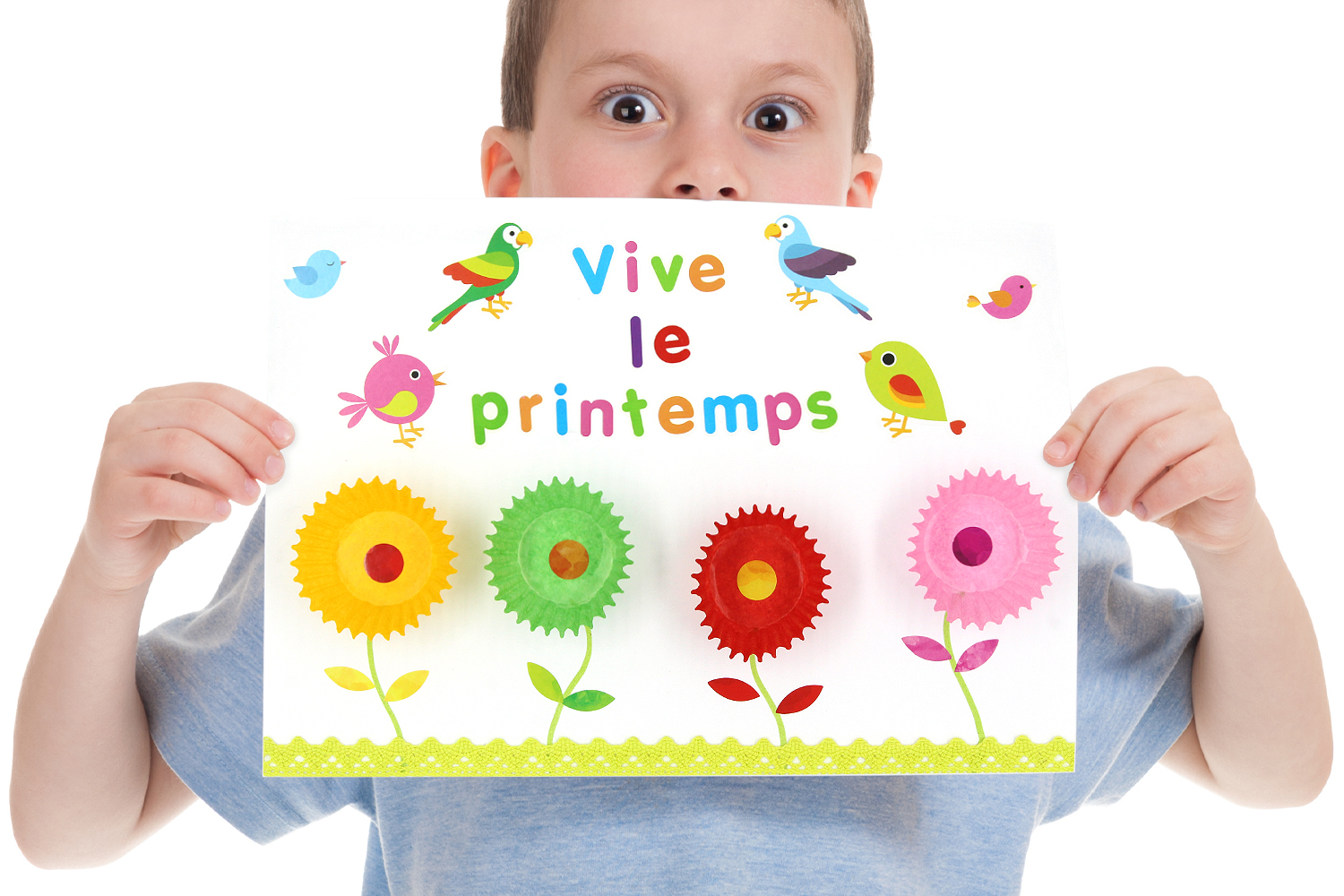 Collage "vive le printemps"