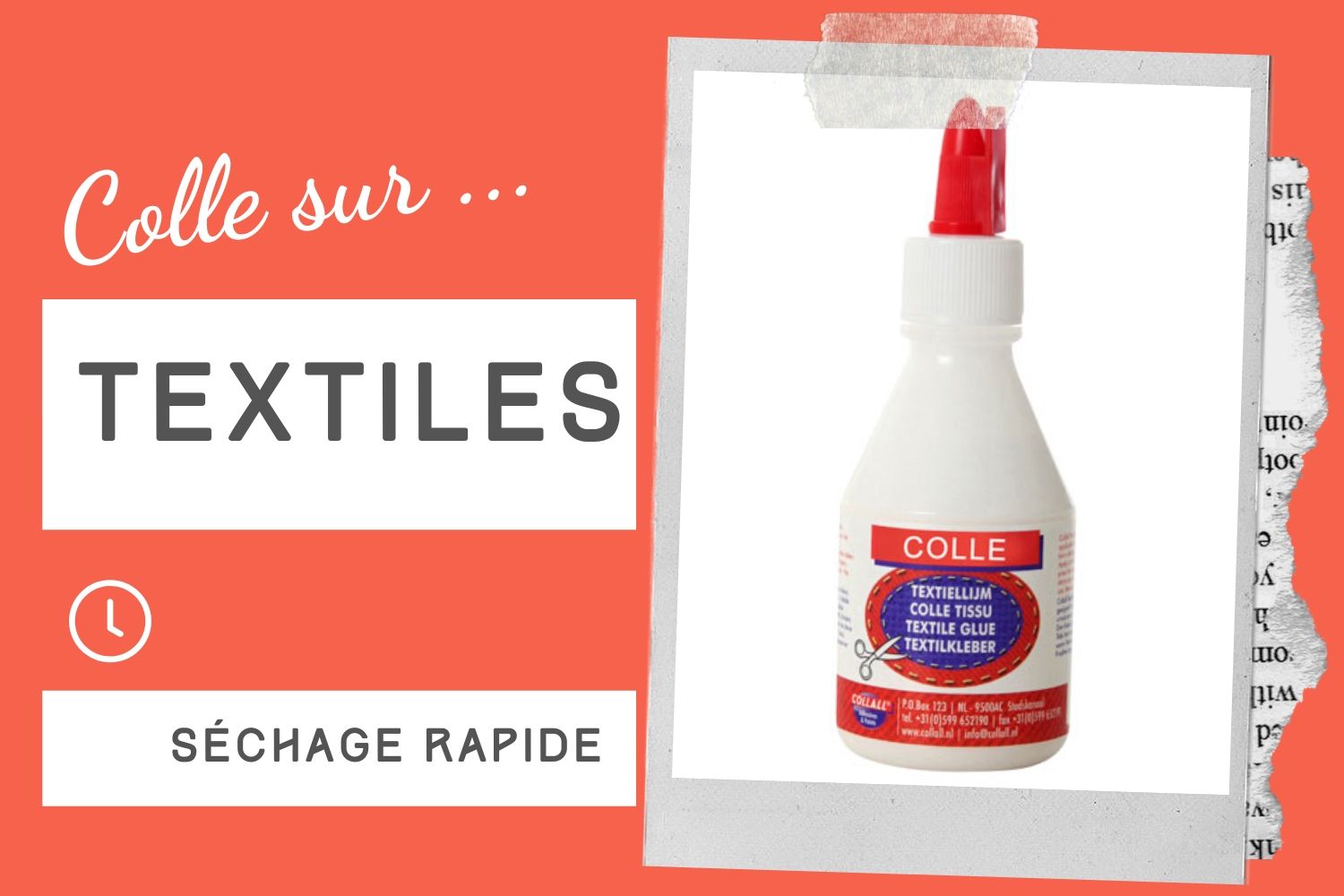 Colle pour textile - 100 ml - Colles spécifiques - 10 Doigts