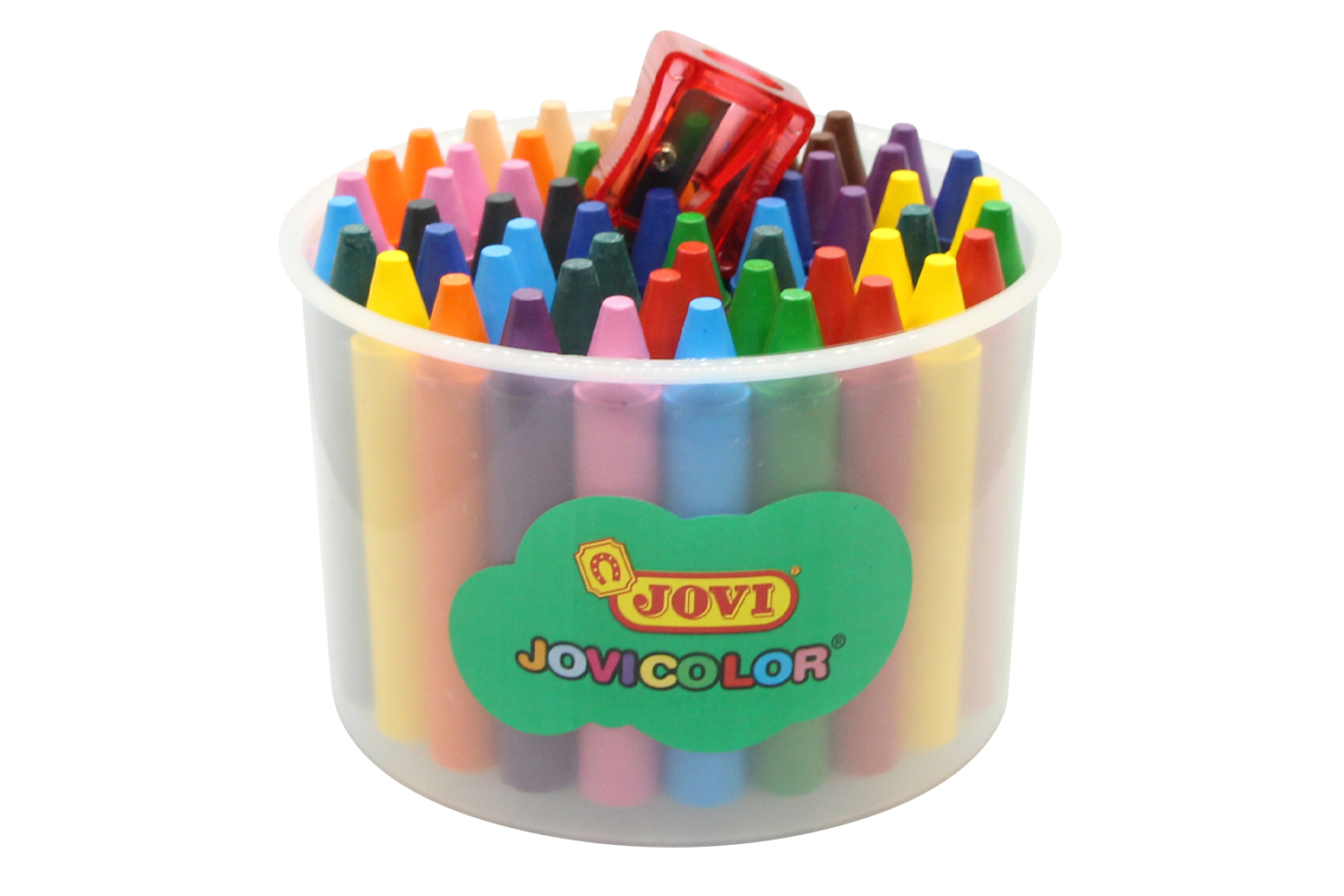 Crayons, crayons et aquarelle dans 1 bébé Carioca à partir de 1 an avec  taille-crayon