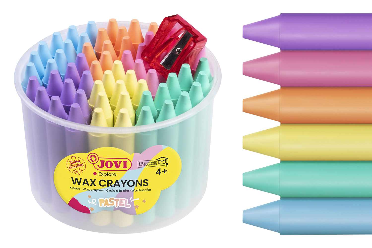 Crayons de couleur Giotto - A partir de 2 ans - Crayons de couleur - 10  Doigts