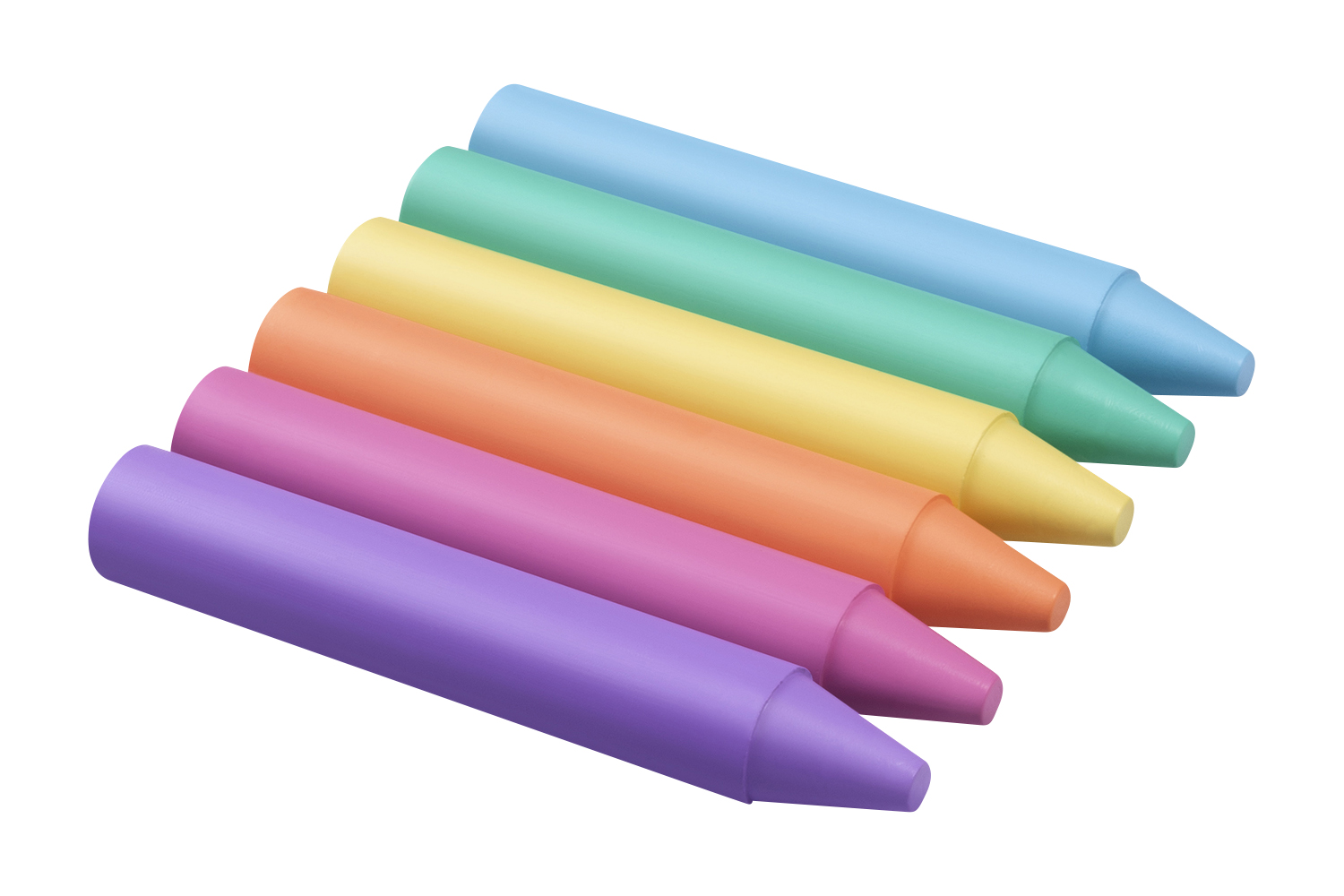 8 maxi crayons en cire lavables