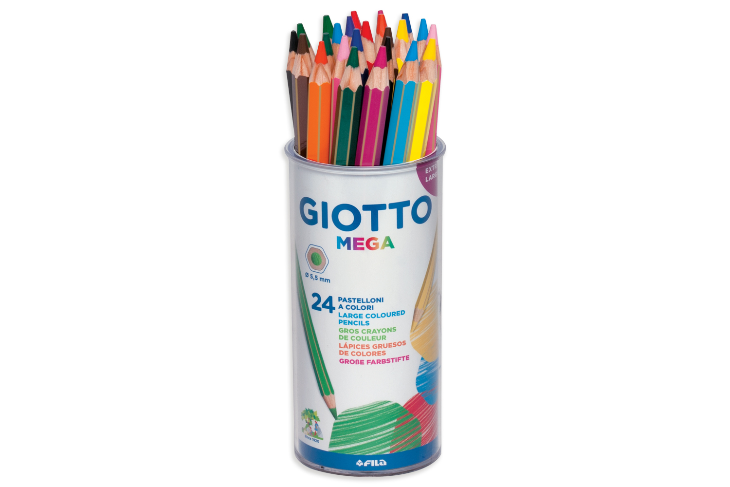 Crayons de couleur GIOTTO Colors 3.0 - Crayons de couleur - 10 Doigts