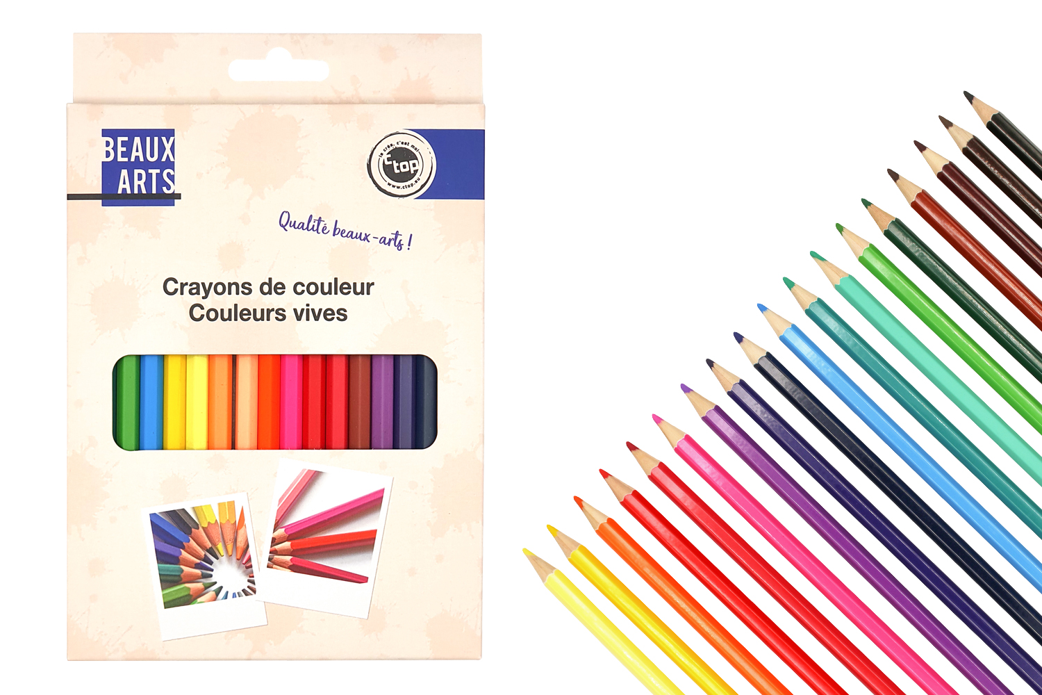 Crayons de couleur Giotto - A partir de 2 ans - Crayons de couleur - 10  Doigts